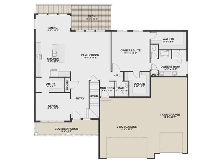 House Plan House Plan #35843 Drawing 1