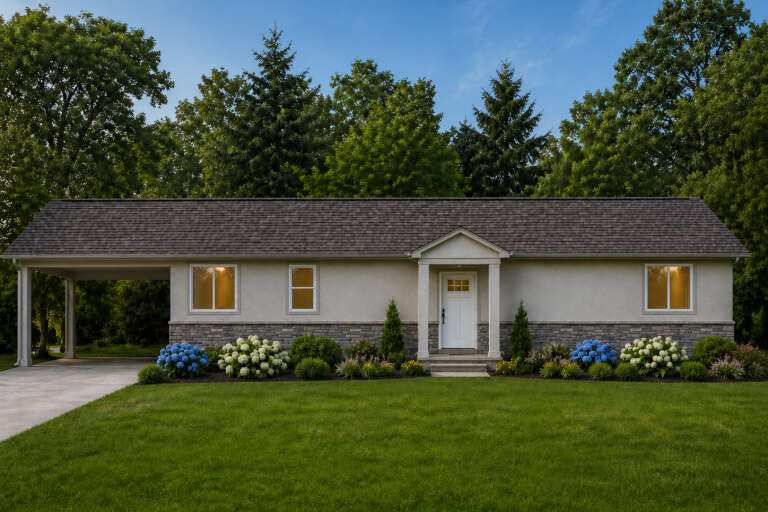 House Plan House Plan #35846 Front Elevation