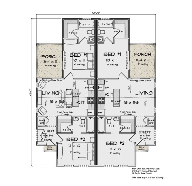 House Plan House Plan #35849 Drawing 1