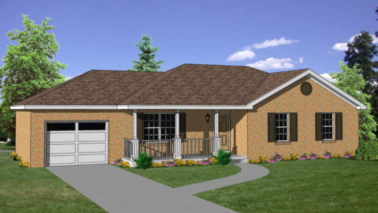 House Plan House Plan #3585 Front Elevation
