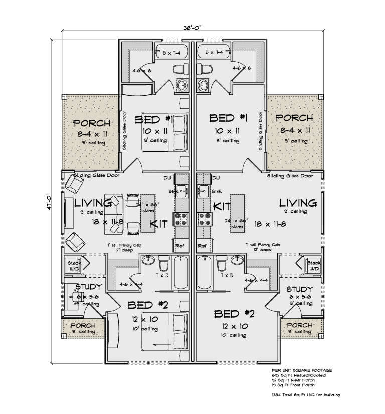 House Plan House Plan #35850 Drawing 1