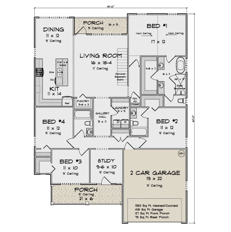 House Plan House Plan #35853 Drawing 1