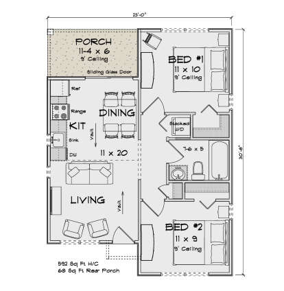 Main Floor  for House Plan #4848-00616