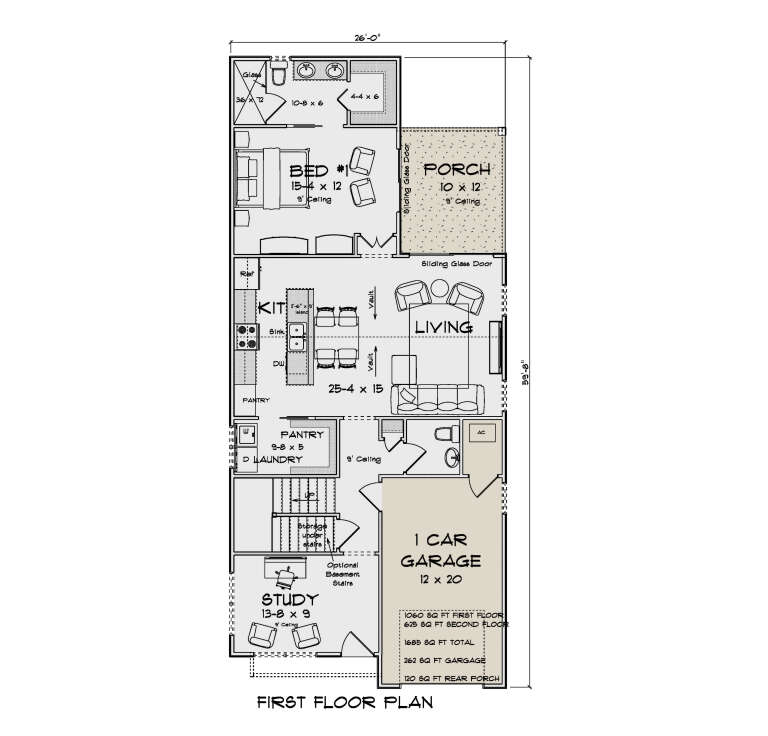 House Plan House Plan #35855 Drawing 1