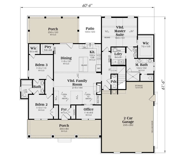 House Plan House Plan #35858 Drawing 1