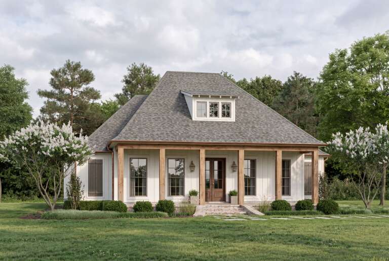 House Plan House Plan #35859 Angled Front Elevation