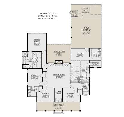 Main Floor  for House Plan #4534-00162