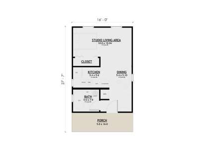 Main Floor  for House Plan #4100-00035