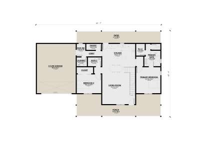 Main Floor  for House Plan #4100-00036