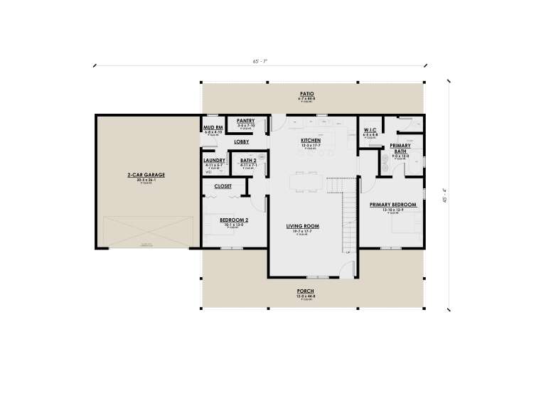 House Plan House Plan #35864 Drawing 1