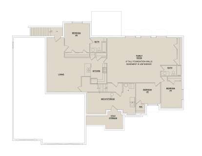 Basement  for House Plan #8768-00202