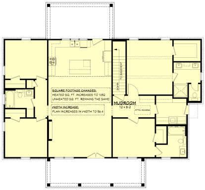 Basement for House Plan #041-00439
