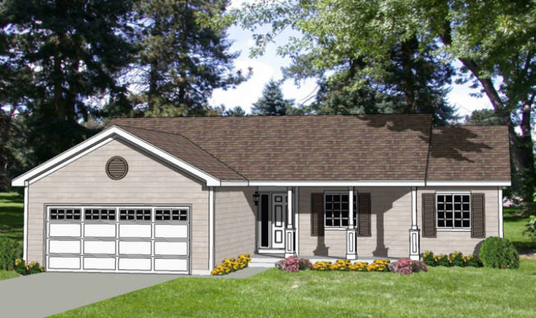 House Plan House Plan #3587 Front Elevation