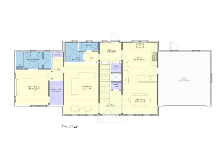 House Plan House Plan #35870 Drawing 1