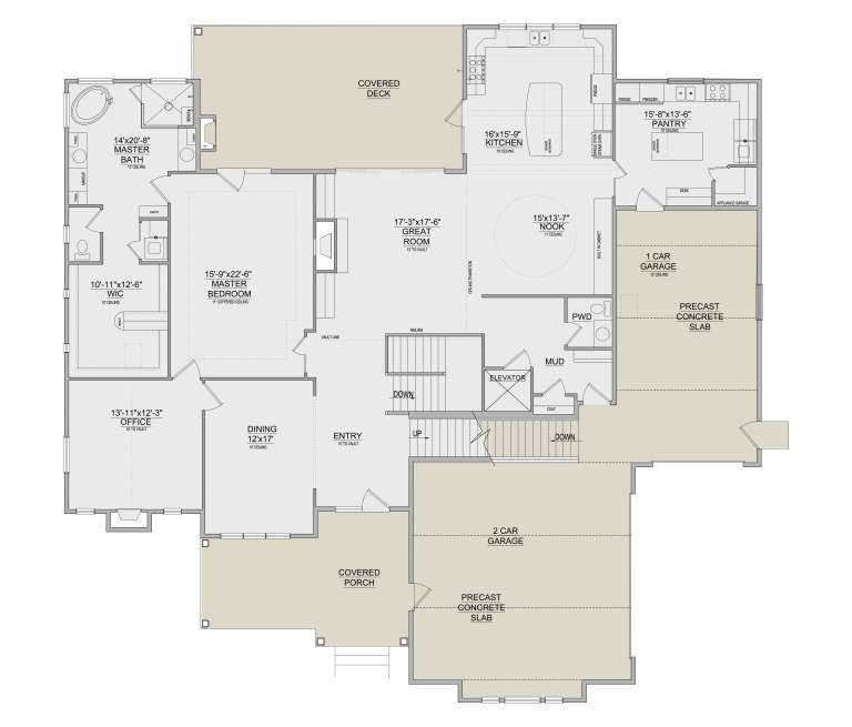 House Plan House Plan #35871 Drawing 1