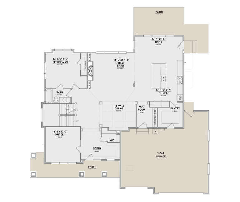 House Plan House Plan #35872 Drawing 1