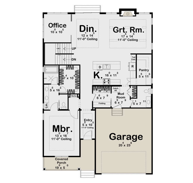 House Plan House Plan #35874 Drawing 1