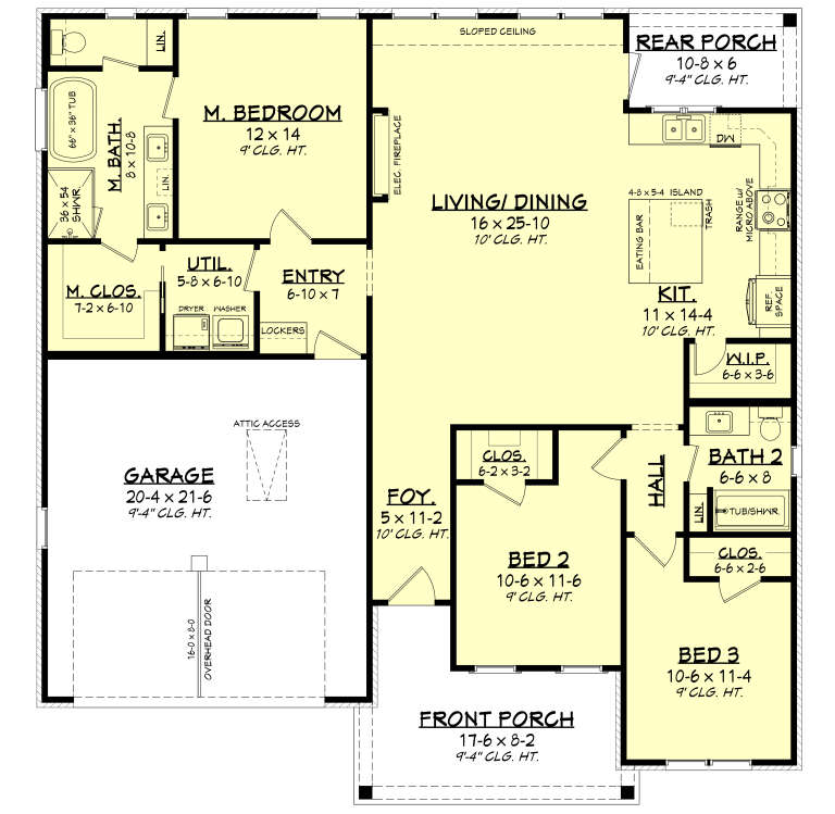 House Plan House Plan #35875 Drawing 1