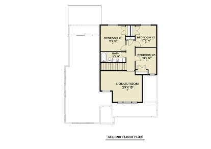 Second Floor for House Plan #2464-00228