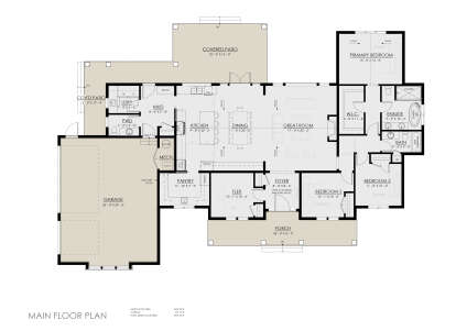 Main Floor  for House Plan #8937-00124