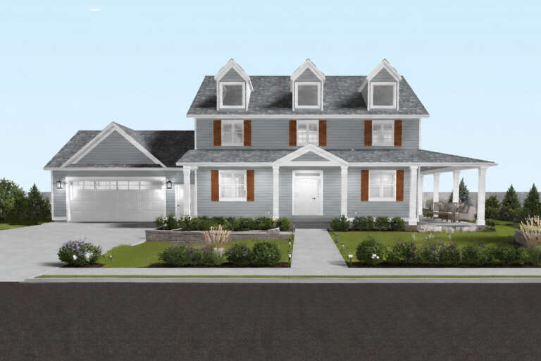 House Plan House Plan #35878 Front Elevation