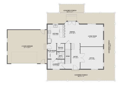 Main Floor  for House Plan #2802-00560