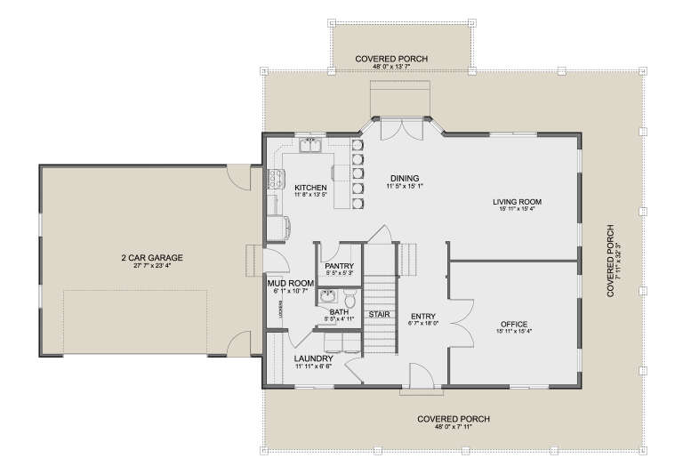House Plan House Plan #35878 Drawing 1