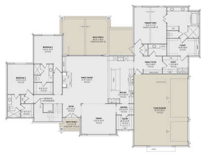 Main Floor  for House Plan #7983-00196