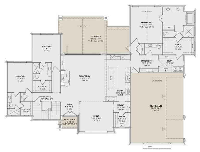 House Plan House Plan #35880 Drawing 1