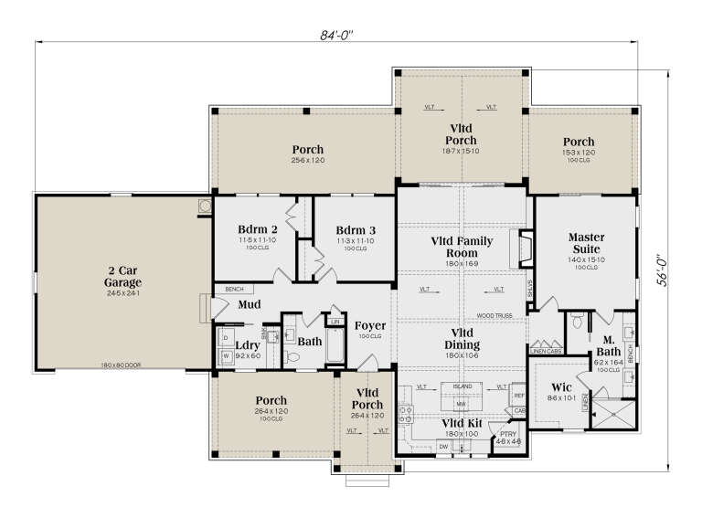 House Plan House Plan #35881 Drawing 1