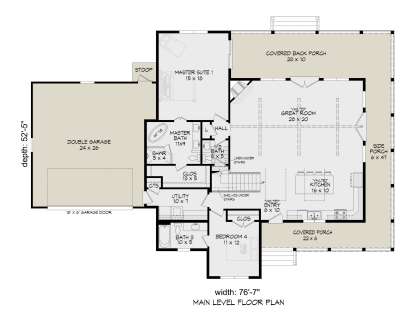 Main Floor  for House Plan #940-01453