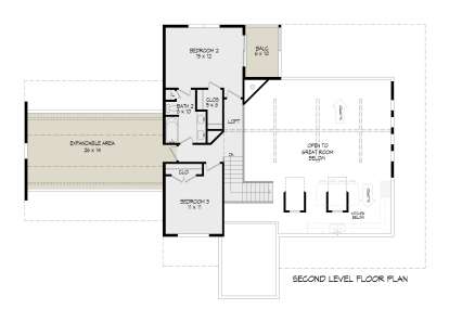 Second Floor for House Plan #940-01453