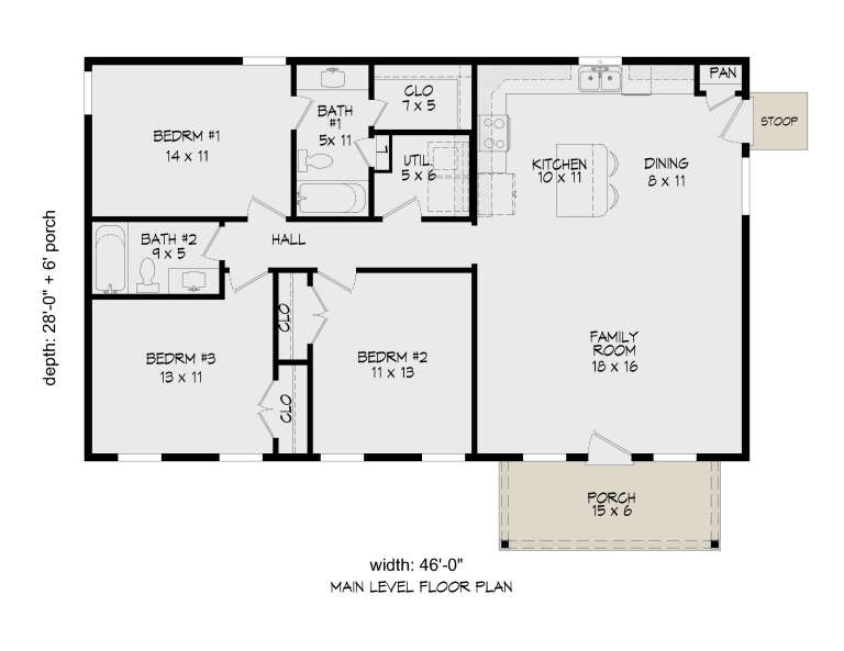 House Plan House Plan #35886 Drawing 1