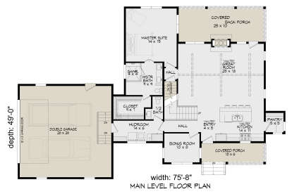 Main Floor  for House Plan #940-01455