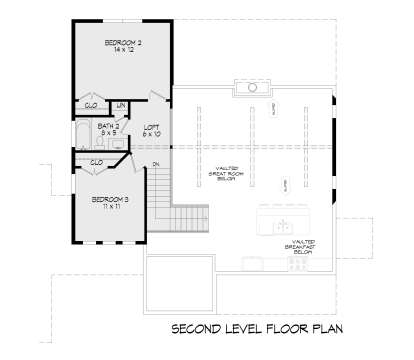 Second Floor for House Plan #940-01455