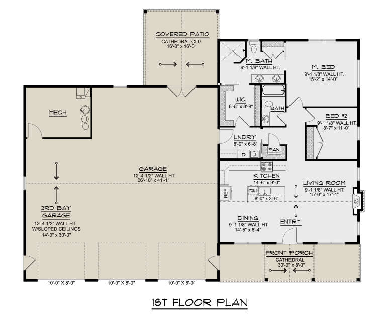House Plan House Plan #35888 Drawing 1
