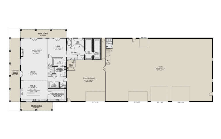 House Plan House Plan #35889 Drawing 1