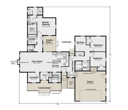 Main Floor  for House Plan #5460-00018