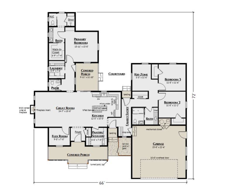 House Plan House Plan #35890 Drawing 1