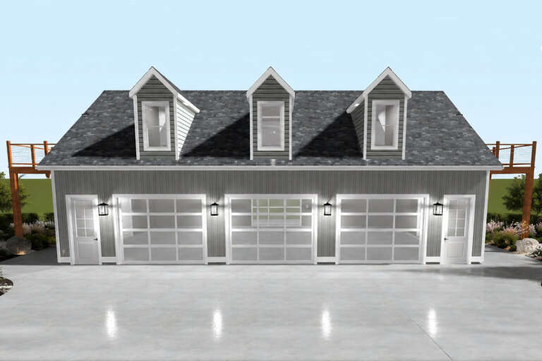 House Plan House Plan #35897 Front Elevation 