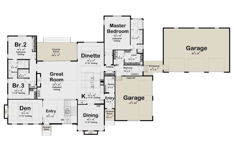 House Plan House Plan #35898 Drawing 1