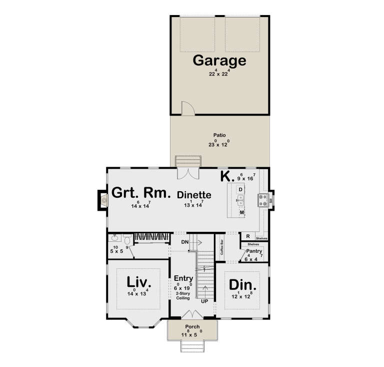House Plan House Plan #35900 Drawing 1