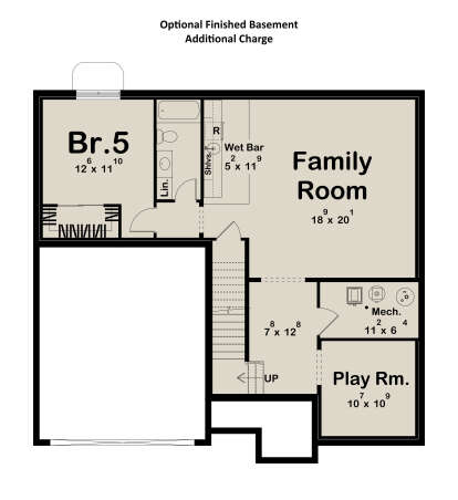 Basement for House Plan #963-01302