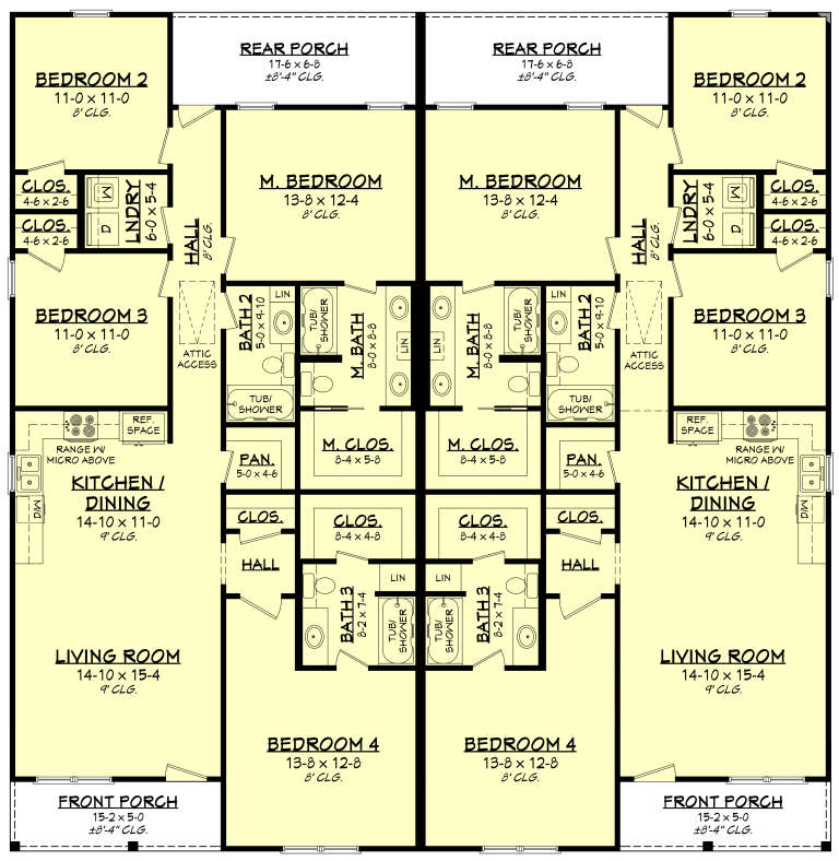 House Plan House Plan #35906 Drawing 1
