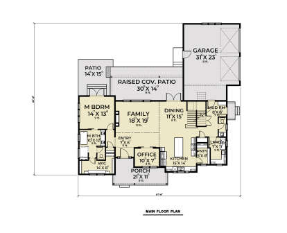 Main Floor for House Plan #2464-00231