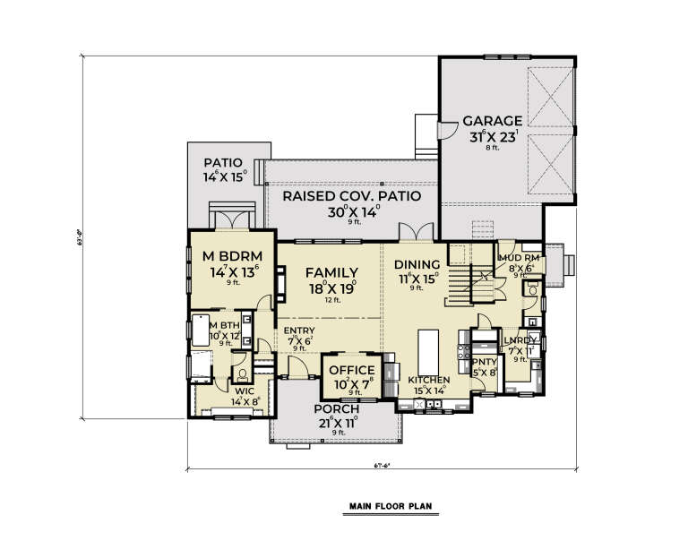 House Plan House Plan #35908 Drawing 1