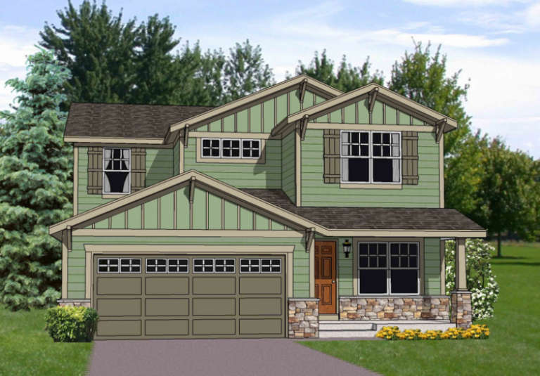 House Plan House Plan #3591 Front Elevation