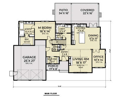 Main Floor for House Plan #2464-00232