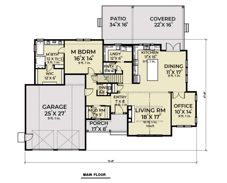 House Plan House Plan #35911 Drawing 1