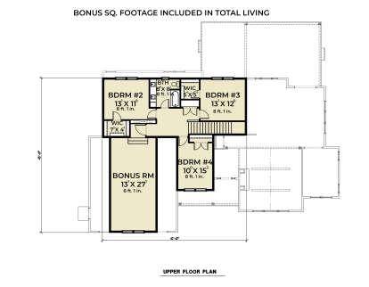 Second Floor for House Plan #2464-00232
